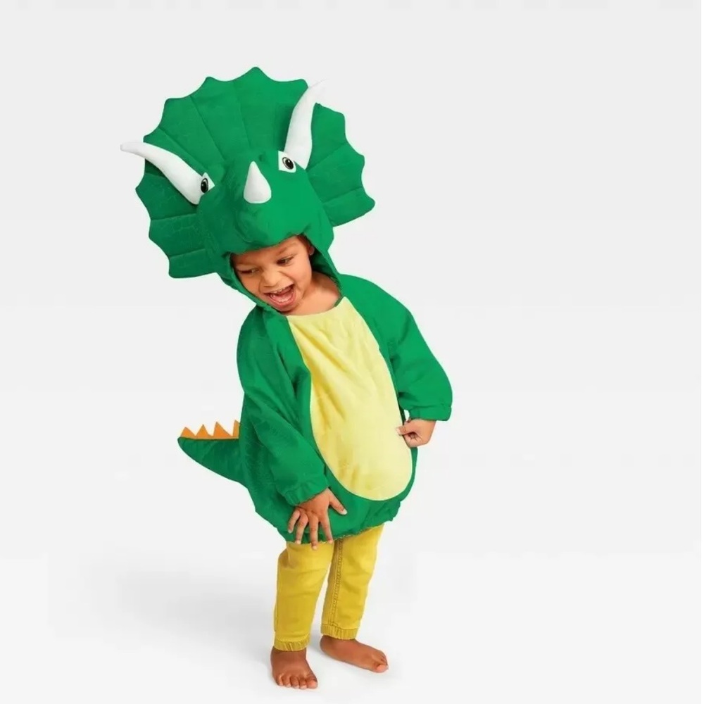 Baby Triceratops Halloween Costume Pullover Top 0-6 Months Hyde & EEK Target